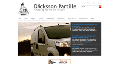 Desktop Screenshot of dacksson.se